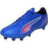 PUMA Scarpe da Calcio Ultra 6 Play Fg/AG Wn da Donna, Ultra Blue PUMA White Glowing Red, 37.5 EU