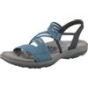 Skechers Reggae Slim - Skech Appeal, Sandali a Punta Aperta Donna, Blu Navy Gore Nvy, 37 EU