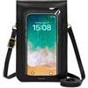 Toptime Black Phone Bag, Custodia Donna, Nero