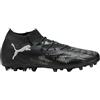 Puma Future 8 Match MG - Scarpe da Calcio Unisex, Puma Black-Puma Silver-Fluo Green,