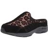 Easy Spirit Zoccolo Traveltime da Donna, Brevetto Nero/Argento, 7.5 N US