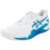 Asics 1042A208-102 Gel-Resolution 9 Donna, White/Teal Blue EU 36