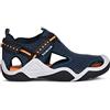 Geox Jr Wader A, Sandali sportivi Bambini e ragazzi, Blu (Navy Orangefluo), 36 EU