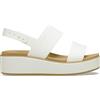 Crocs Brooklyn Wrap Low Wedge, Donna