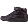 Kappa Bash Mid Sneaker a collo alto Unisex - Adulto, Nero (black/grey), 37 EU