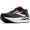 Brooks 1104311D027 Ghost Max 2 Uomo, Black/White/Fiery Red EU 40.5
