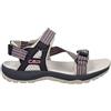 CMP KHALYS WMN SANDAL SHOE, Sandalo Sportivo Donna, Nero-Pink Fluo, 42 EU