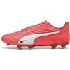 Puma King PRO Fg/AG, Scarpe da Calcio Unisex - Adulto, Glowing Red Puma White Red Fire, 42 EU