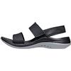 Crocs Donna LiteRide 360 Sandal W Sandalo, Black/Light Grey, 36/37 EU