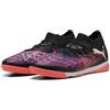 Puma Future 8 Match IT - Scarpe da Calcio Unisex, Puma Black-Puma White-Glowing Red,