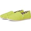 TOMS Alpargata Crochet Slip-On Donna, Tela Heritage Lime Brillante, 35.5 EU