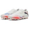 PUMA Scarpe da Calcio dal Profilo Basso Future 8 Match MG Unisex 40.5, White Black Glowing Red