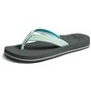 REEF Cushion Breeze - Infradito da donna, plantare ultra morbido, supporto per arco plantare, Grigio/Menta, 40 EU