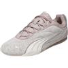 PUMA Puma Catch Soleil Topcat, Scarpe da Ginnastica Donna, Frosted Ivory-Rose Latte-Puma Gold, 42 EU