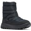 Columbia Snowtrot Mid, Stivali da neve Donna, Black/Titanium II , 37.5 EU