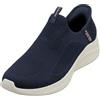 Skechers Donna Ultra Flex 3.0 Easy Win Slip-In ALLENATRICE, Navy Knit/Trim, 41 EU