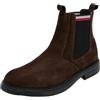 Tommy Hilfiger Uomo Stivaletti Chelsea in Pelle Scamosciata