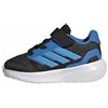 adidas Unisex - Bimbi 0-24 RUNFALCON 5 Shoes Infants, Core Black/Lucid Aquamarine/Lucid Ray Blue, 24 EU