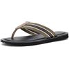 Geox U ERICE B, Sandalo Scorrevole Uomo, Dove Grey/Pistachio, 45 EU