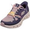 Skechers Donna Glide-Step Pro Slip-In ALLENATRICE, Purple Mesh/Coral Trim, 38 EU