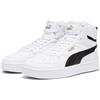 PUMA Unisex Kids Caven 2.0 Mid Jr Scarpe da ginnastica, Puma White Puma Black Gold, 38.5 EU