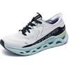 Skechers Donna Glide-Step Altus Slip-In ALLENATRICE, White Synthetic/Mesh/Multi Trim, 37.5 EU