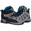 Columbia Redmond 3 Mid Wp, Scarponi da trekking ed escursionismo impermeabili a vita media Uomo, Graphite Black, 40 EU