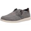 Nunn Bush Brewski Wallabee - Mocassini da Uomo in Tela con Punta a Mocassino, Grigio, 46 EU