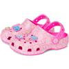 Crocs Mattel Pink Barbie Classic Clog T, Zoccoli Unisex - Bambini e Ragazzi, Multicolore, 19/20 EU
