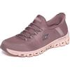 Skechers Glide-Step-Vibey - Sneaker da Donna, Senza Lacci, Mani libere, Borgogna = Bordeaux, 39 EU
