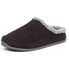 Deer Stags Pantofole nordiche da Uomo, Nero Micro Camoscio, 49.5 EU Larga