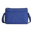 Travelon Borsa a tracolla antifurto Boho Clutch, Solido blu lussureggiante, Taglia unica