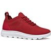 Geox U Spherica A, Sneaker Uomo, Rosso, 39 EU