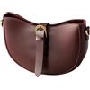 SUNLIGHT LEAVES Borsa a tracolla vintage in pelle vegana per le donne, Rosso