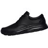 Skechers Uomo Flex Advantage Sr Fourche Casual Shoes, Black Leather, 45.5 EU