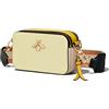 Ophlid Bee Bag - Borsa a tracolla da donna, alla moda, piccola, con tracolla larga, in pelle, borsa a tracolla