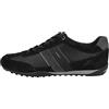 Geox U Wells C, Sneakers Uomo, Nero/Blu (Black/Dk Jeans), 42 EU