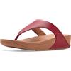 Fitflop Lulu Leather Toepost, Sandali Donna, Bacche Bruciate, 43 EU