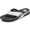 Reef - Fanning, Flip-flop Uomo, Vari colori, grigio/bianco, 44 EU