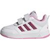adidas Unisex - Bimbi 0-24 Tensaur Sport 3.0 Infants Shoes, Ftwr White/Bliss Pink/Grey Two, 24 EU