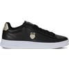 K-Swiss Sneakers Court Shield II in Pelle Bianco/Argento