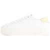 Tommy Jeans Donna Sneakers in Tela Flatform Eleganti, Bianco (Ecru), 39 EU