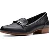 Clarks Juliet AsterLoafer Donna, Pelle Nera, 37.5 EU