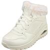 Skechers Women's Uno Rugged Ankle Boot, bianco, 38 EU