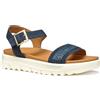 Geox D XAND 2.1S C, Sandalo Piatto Donna, Navy, 38 EU