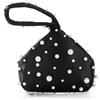 BABEYOND Pochette da donna con strass, borsa da sera scintillante a triangolo, per feste anni '20, ballo di fine anno, matrimonio, Nero 7, Taglia unica