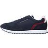 Tommy Hilfiger Uomo Sneakers Runner New Eva Summer Nylon Pop in Pelle Scamosciata