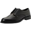 Tommy Hilfiger Uomo Scarpa Derby Corporate in Pelle, Nero (Black), 40