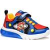 Geox J CIBERDRON Boy F - Scarpe da Ginnastica Bambino, Royal/Red,