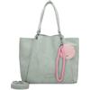 Fritzi aus Preussen Fritzi42N Vintage Shopper Donna in Ecopelle Borsa a Mano Borsa a Spalla Festival Città Vegana Tasca Rimovibile Effetto Vintage 33 x 45 x 18 cm - Nero, Rosa, Marrone, Verde, Grigio, Rosa, Blu, Curry